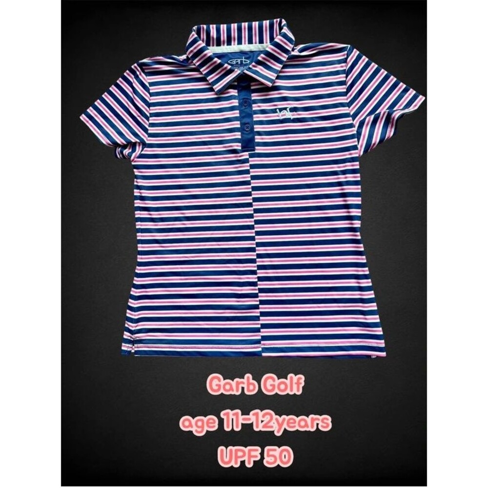 Garb Golf Mira Youth Girls’ Polo Shirt Girls XL 11–12 Years